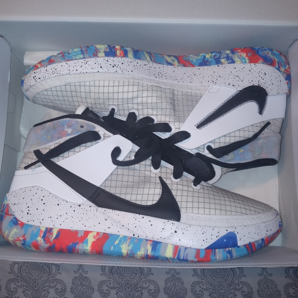 Men's Nike kd13 multicolor/racer blue sz 10